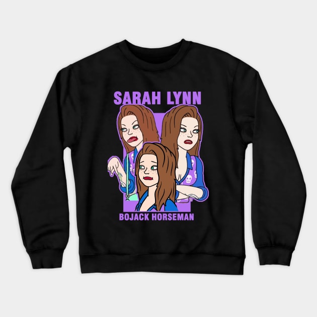 sarah lynn - bojack horseman Crewneck Sweatshirt by Dami BlackTint